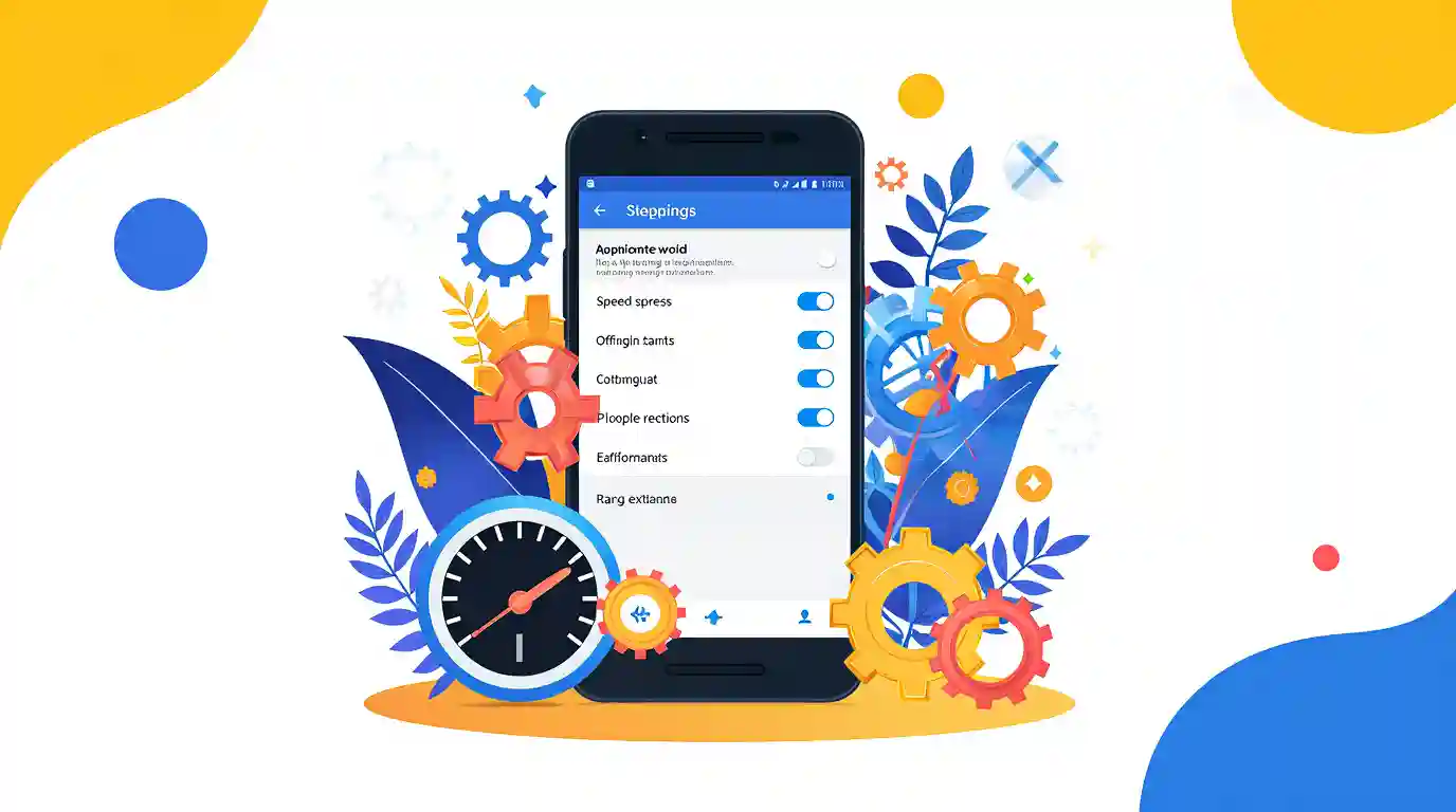 booster la vitesse d’un smartphone Android